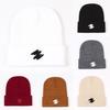 Winter Warm Knit Hat Fashion Letter Embroidery Ear-protection Cap
