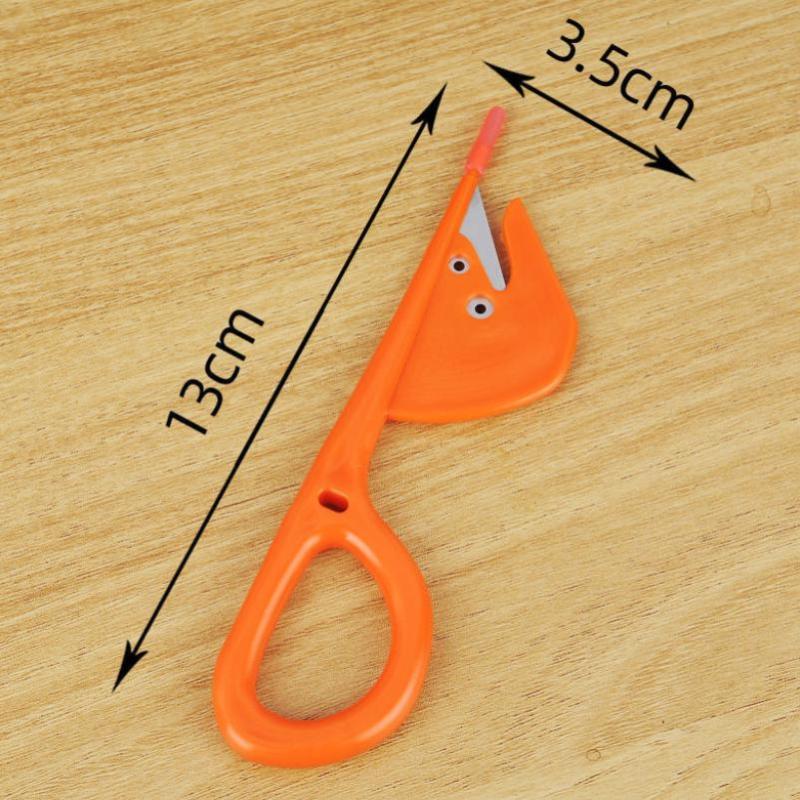 5PCS Poultry Intestine Scissors Shrimp Intestine Stripper Cleaning Fish Belly Knife Clean Up Poultry Intestine Kitchen Knife