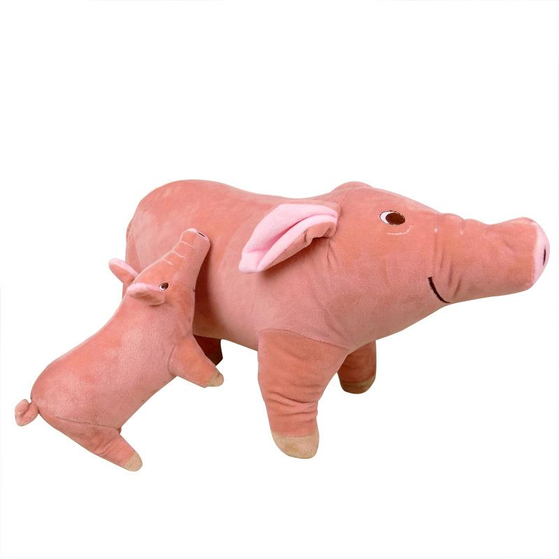Simulated piggy plush toy Internet celebrity old sow doll pet toy creative gift pillow rag doll