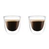 Thermal Glasses 70 Ml For Coffee Espresso Set 2 Pieces Double-Walled