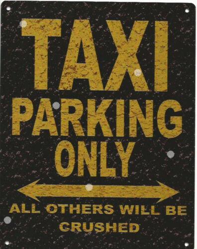 

TAXI PARKING METAL SIGN RUSTIC VINTAGE STYLE garage WORKSHOPARTAluminum 20x30cm（7.8x11.8inch）