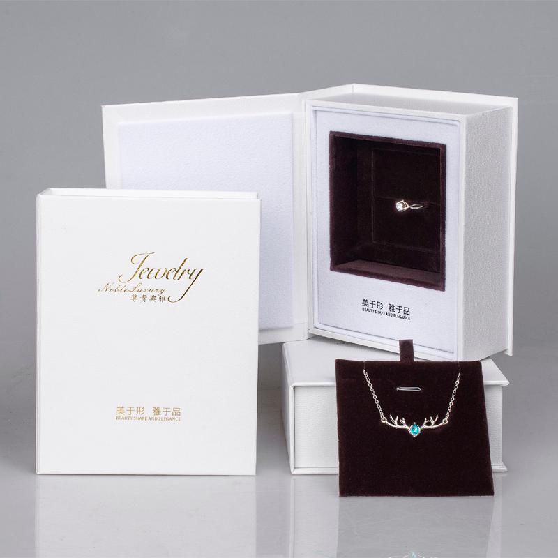 Custom Logo Bible Book Shaped Leather Filled Paper Jewelry Box Ring Earring Pendant Necklace Velvet Packaging Box