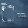 Acrylic Plastic  Food Bag Rice Bags Used in Refrigerators and Supermarkets Vacuum Bag Compression Mold Rice Storage Transparent Rectangular