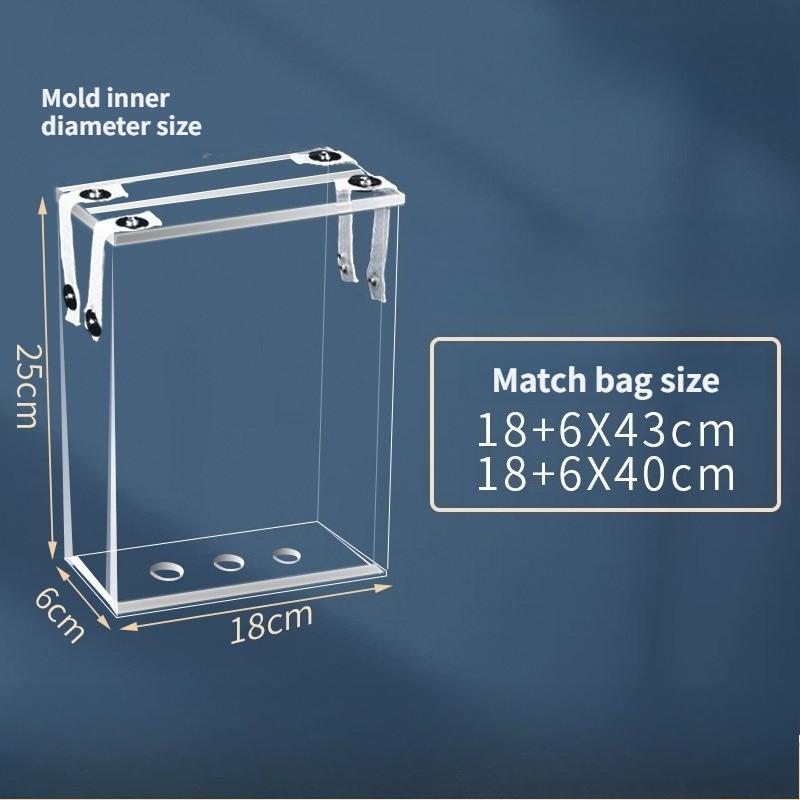Acrylic Plastic Food Bag Rice Bags Used in Refrigerators and Supermarkets Vacuum Bag Compression Mold Rice Storage Transparent Rectangular