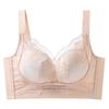 Breathable No Steel Ring Lace Wide Shoulder Strap New Breast Bra Cover Gather Anti-sagging Thin Cup
