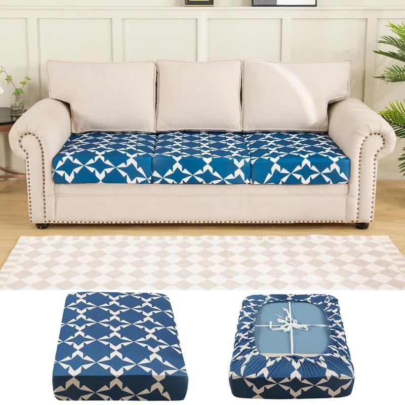 String Printed Sofa Seat Cover Sofa Slipcovers  Soft Stretch Elastic Funiture Protector For Pets