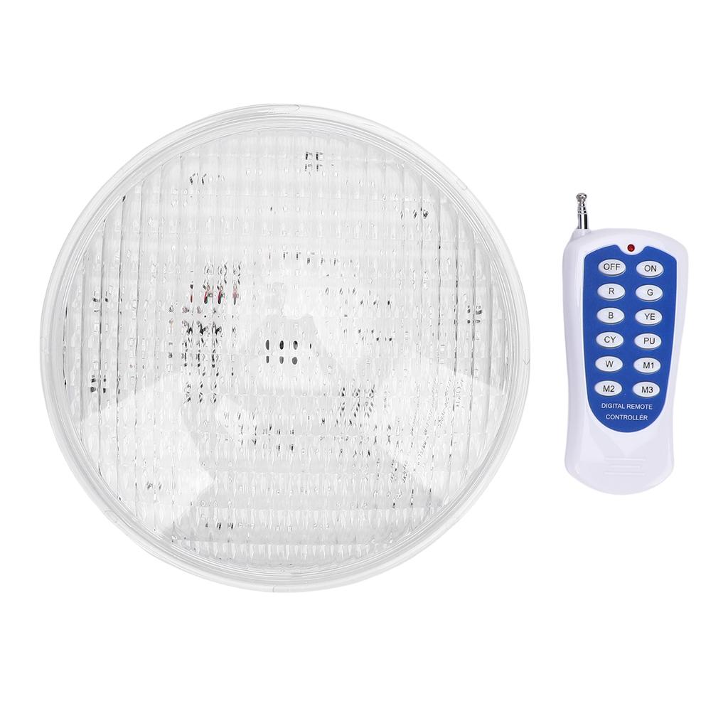 Swimming Pool Light Remote Control 12W RGB IP68 Water Proof Recessed LED Underwater Pool Light with 7 Static Modes 3
