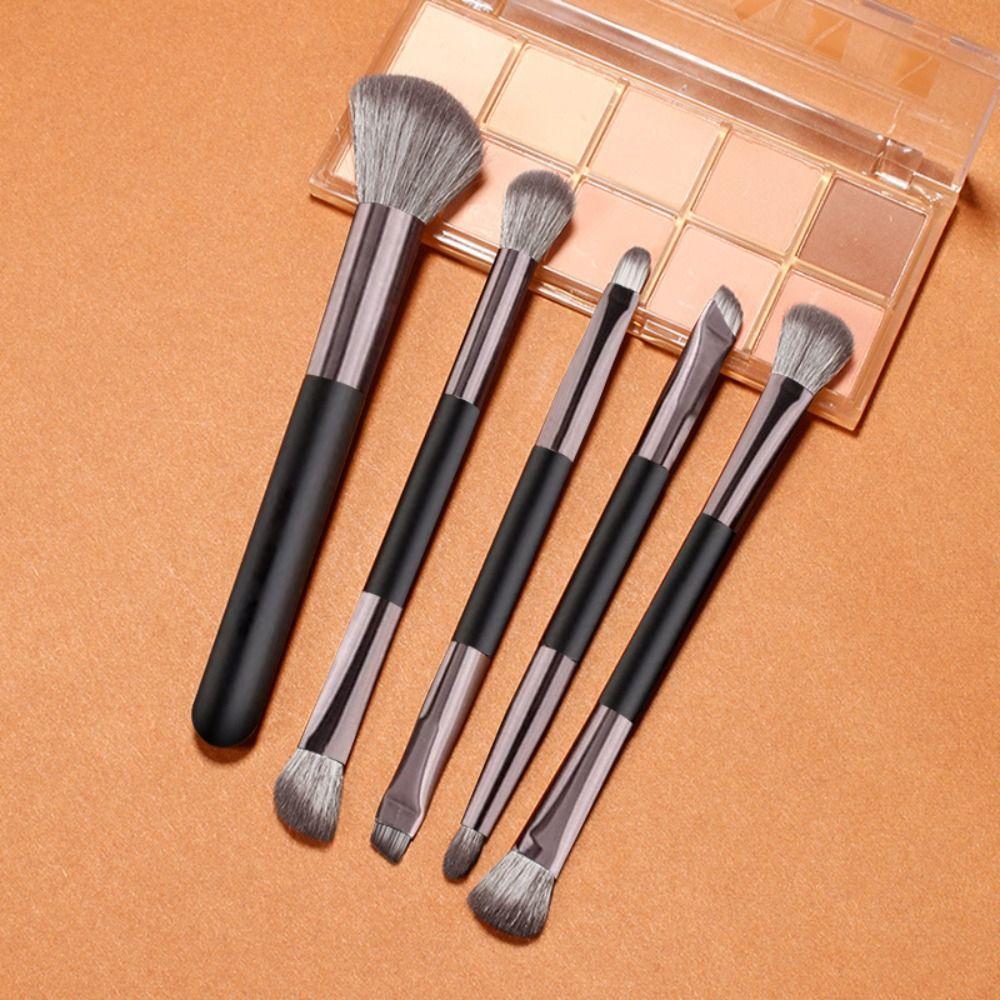 Eyebrow Pencil Eyeshadow Brushes Set Eyeliner Brushes Cosmetic Brush Kit  on-the-go Touch-ups