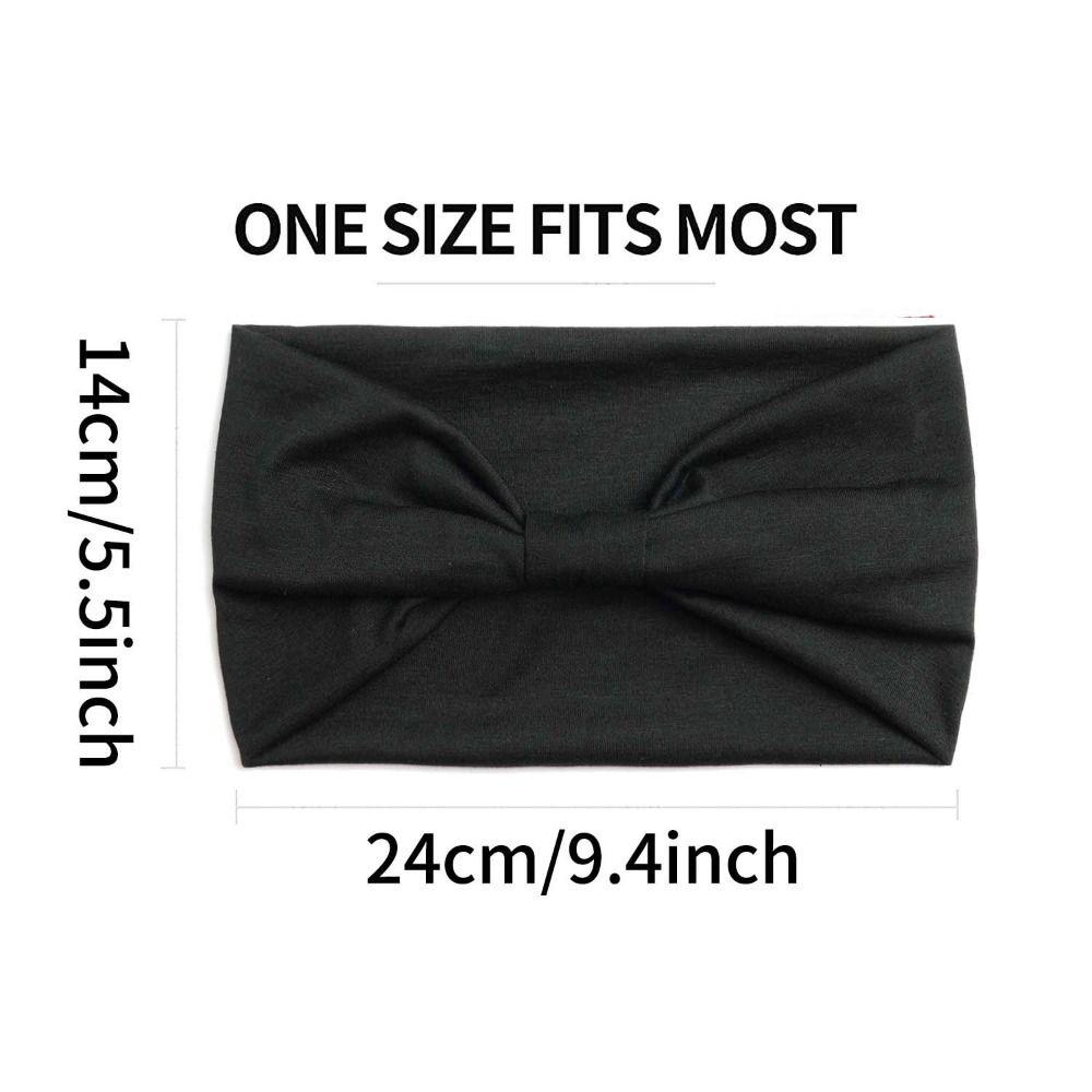 6 PCS Y2K Sports Headband Euro-American Style Breathable Printed Elastic Hairband Elastic Wide Side Yoga Hairband Jogging