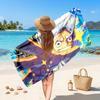 One Piece Printed Swim Towel, Portable Water Absorbent Towel for Beach Camping Daily Bathroom Use