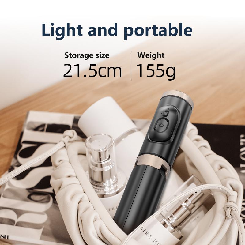 Bluetooth Wireless Handheld Selfie Stick Tripod Extendable Monopod with Remote for Huawei iPhone 13 Pro Max Xiaomi Phone Live 7