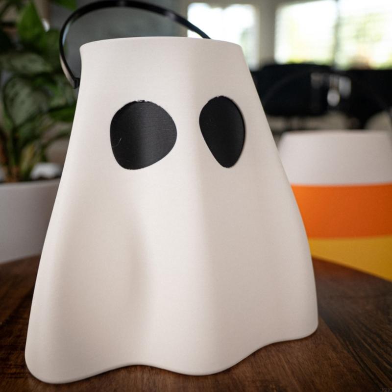 Specter Design Halloween Candy Storage Bucket For Parties Home Decoration
