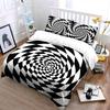 Optical Illusion Themed Decoration Set Exquisite Three-Piece Bedding Set Gift For Kids And Adults