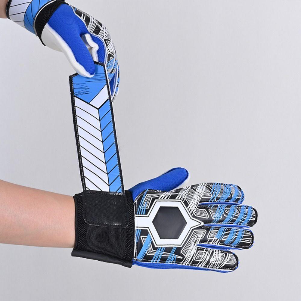 Finger Protection Latex Soccer Gloves Non-Slip Football Goalkeeper Gloves Adult/Youth/Kids
