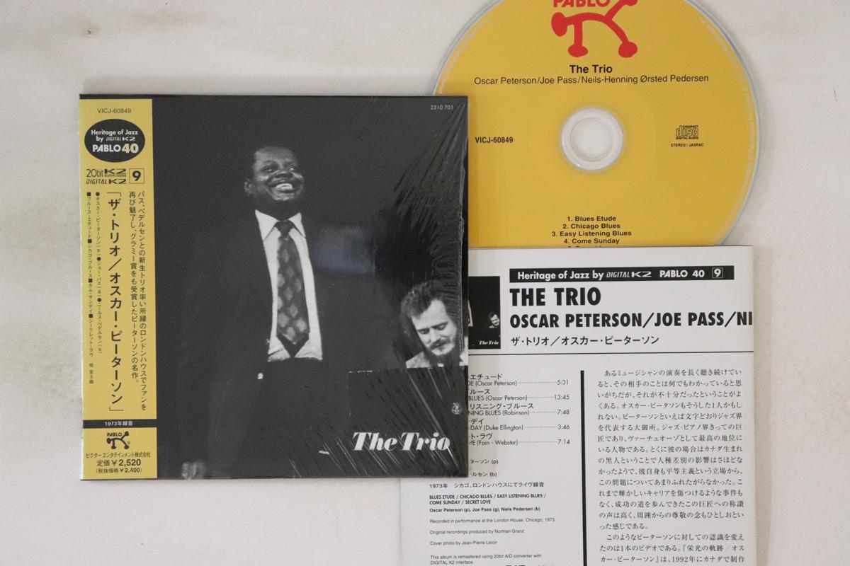 

CD OSCAR PETERSON - Trio VICJ60849 PABLO 2001 Japan Obi Jazz Used