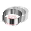 Adjustable Cake Ring Heart/Square/Round Cake Ring Stainless Cheese Mousse Ring Mold Cheese Dessert Cake Mold Baking Tool