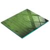 Durable and Stylish Glass Board with Green Wood Pattern 60x52 Cm
