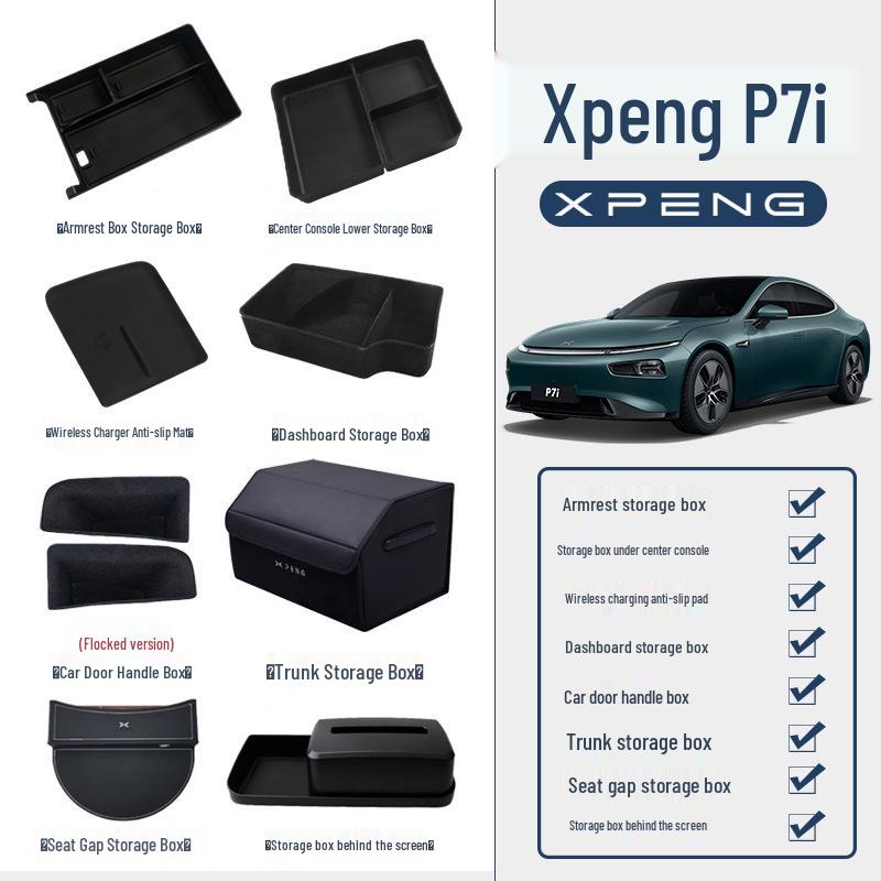 XPeng P7/P7i Armrest Box Storage Organizer for Dashboard