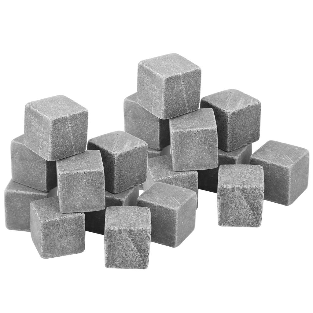 2Set 9pcs Set Whiskey Stones Sipping Ice Cubes Cooler Reusable Wine Drinks Cooler Stones