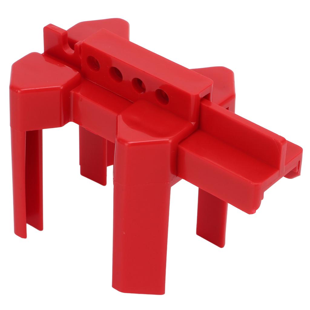 Adjustable Ball Valve Lock Red with 38mm Padlock for DN8‑DN50 Industry Chemicals Electricity Petroleum Coal