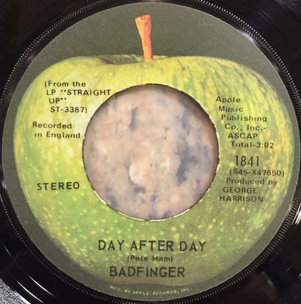 

7inch Record BAD FINGER - Money/Day After Day 1841 APPLE 1971 US Rock Used