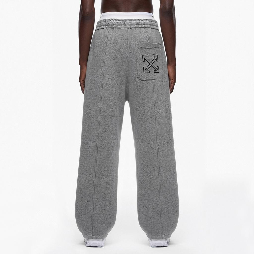 2026 Street Trendy Versatile Mid Waist Casual Pants Summer Classic Cross Arrow Logo Couple's New Pants