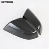 For Tesla Model S 2014-2017 2018   Carbon Fiber Rearview Side Mirror Cover Trim Protection Cap Accessories Car Styling