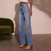 New Women's High Waist Butt Lifting Flare Jeans, Fashion Straight Leg Bootcut Denim Pants for Casual Wear