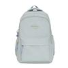 Schoolbag Backpack Travel Bag Solid Color Simple Fashion Girl Versatile Junior High School Student College Student School Bag Backpack
