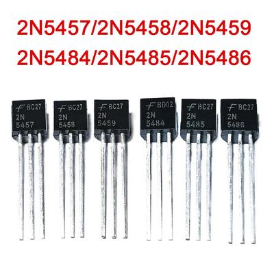20 PCS 2N5457 5457 2N5458 5458 2N5459 5459 2N5484 5484 2N5485 5485 2N5486 5486 TO-92 RF JFET Transistor FAIRCHILD 2N Integrated Circuit IC