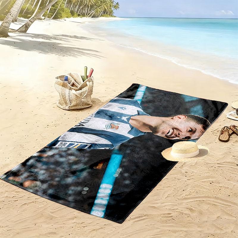 Martin Zubimendi Print Strandtuch, Großes Weiches Schnelltrocknendes Handtuch für Strand Camping Schwimmen
