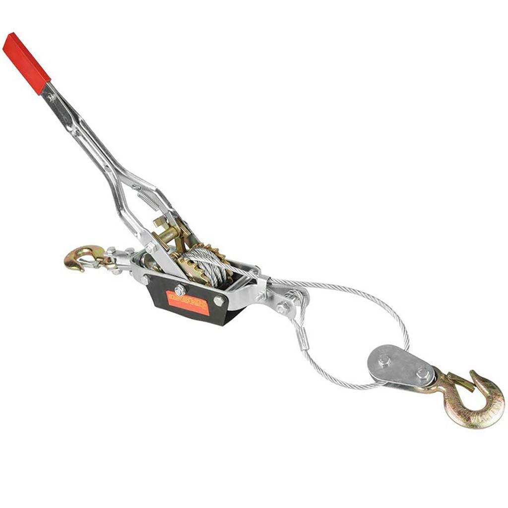 Wyciągarka ręczna linowa Narzędzie do napinania Napinacz Podwójny hak Narzędzie do podnoszenia(4 tony)