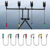 Fishing Bites Detectors Secure Line Grip Mechanism Compacts Chain Fishing Bites Alarm for Travel Convenience