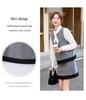 2025 Women's Fashion Casual Sleeveless Vest and Skirt Two-Piece Set