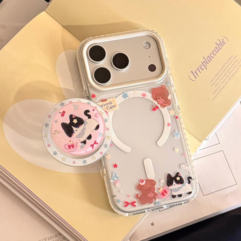 Cover colorate per telefono a tema cartoni animati per iPhone 16, iPhone 17 e iPhone 17 Pro Max