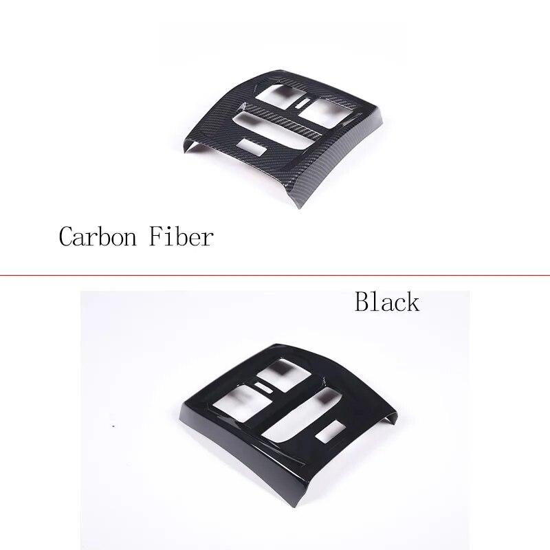 For BMW 4 Series G22 G23 G26 -2022 ABS Carbon Fiber/Black Car Rear Air Vent Outlet Cover Trim Car Interior Accessorie