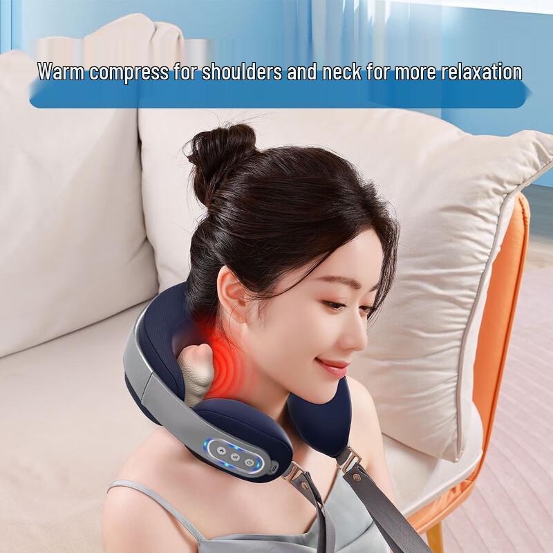 AUX Wireless Neck and Shoulder Massager with Heat