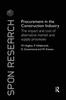 The Procurement In the Construction Industry : The Impact and Cost of Alternative Market and Supply Processes Book