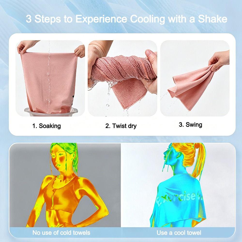 Ultra Soft Cooling Towel Quick Drying Bath Beach Towel Portable Microfiber Towels  Outdoor Sports