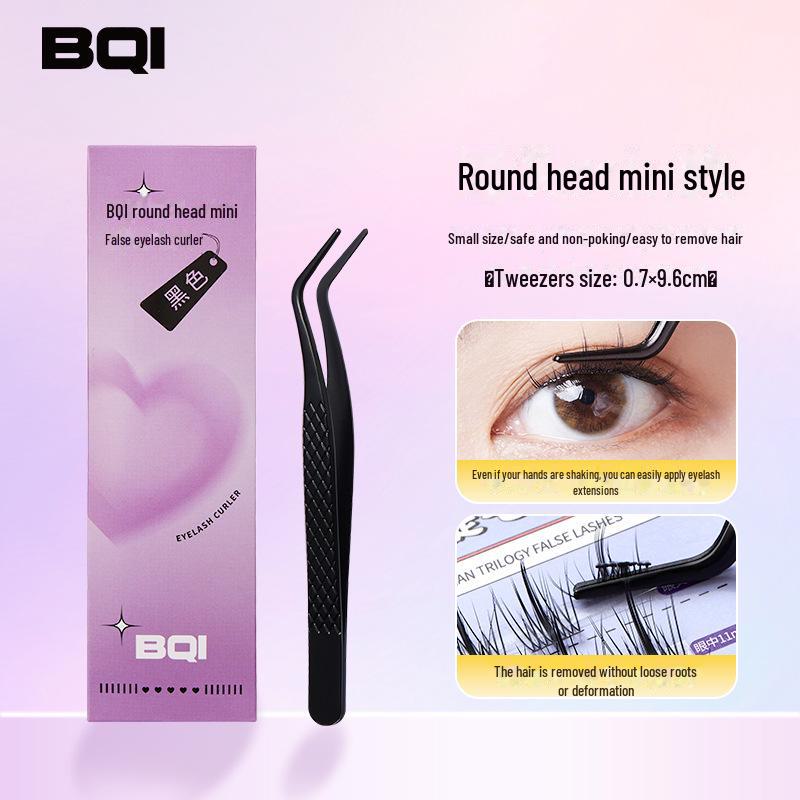 

Пинцет для ресниц BQI Gold Feather для начинающих — точный инструмент для накладных ресниц