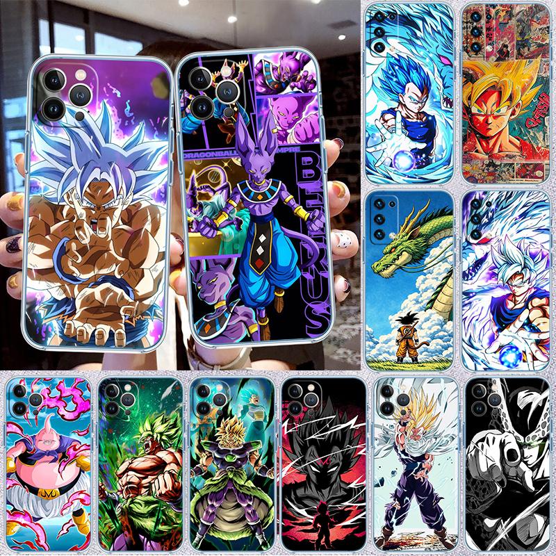 Dragon Ball Transparent Phone Case for Motorola Moto G7 G8 G9 G84 G85 G73 G24 G15 Z2 Play Power Plus