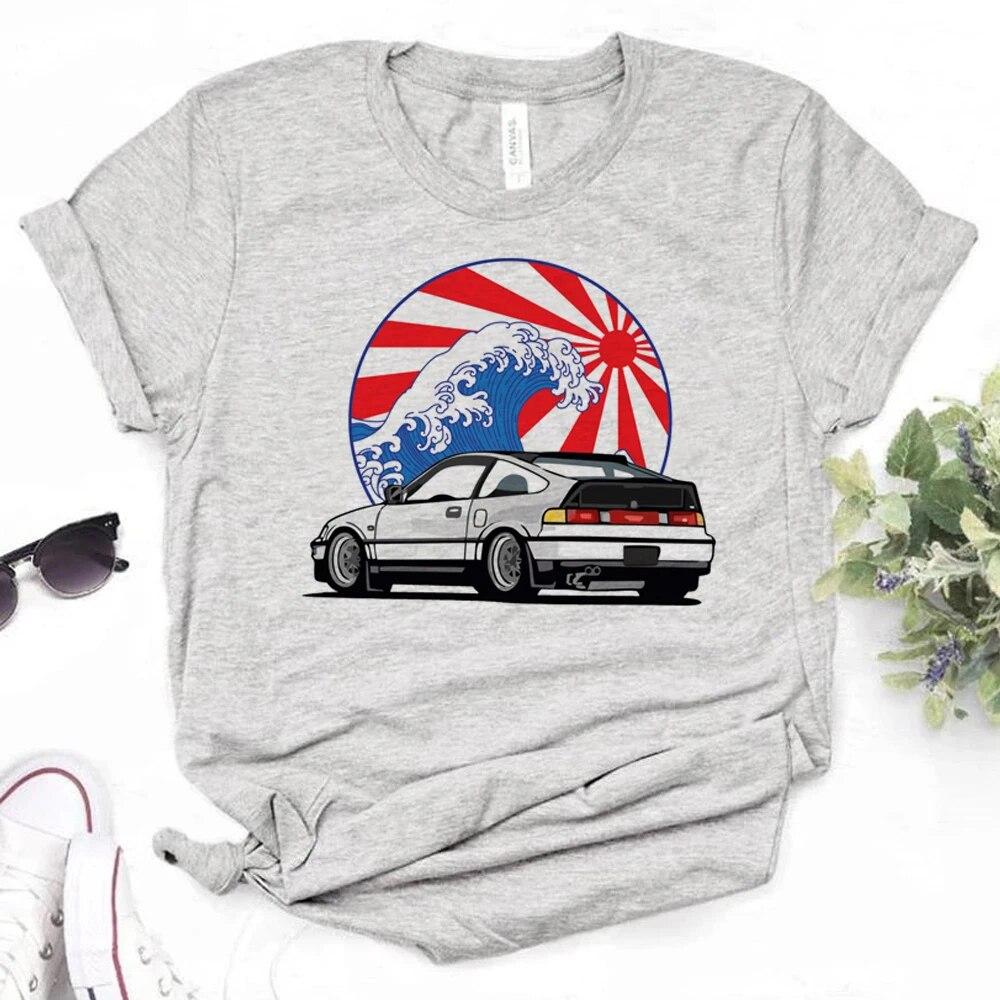 Initial D T-shirts Women Comic Streetwear T Shirt Female Manga Y2k Clothes Unisex