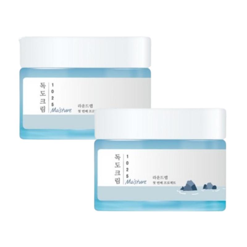 ROUND LAB 1025 Dokdo Moisture Cream 50ml – Fresh Gel Cream for Deep Hydration, Moisture Lock & Comfort Care