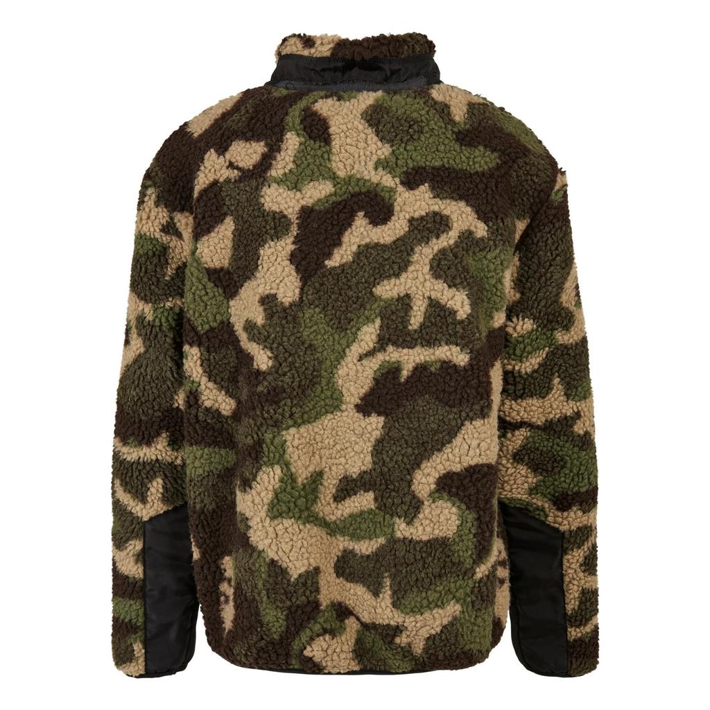 Urban Classics Boys Camo Sherpa Jacket