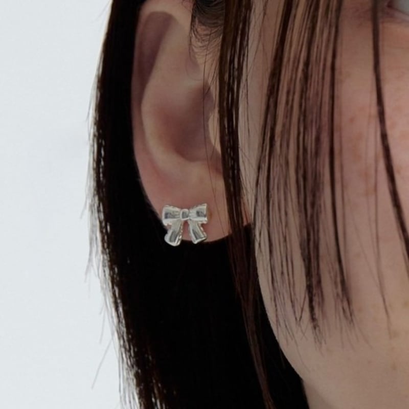 Moi Moi Lace Ribbon Earrings