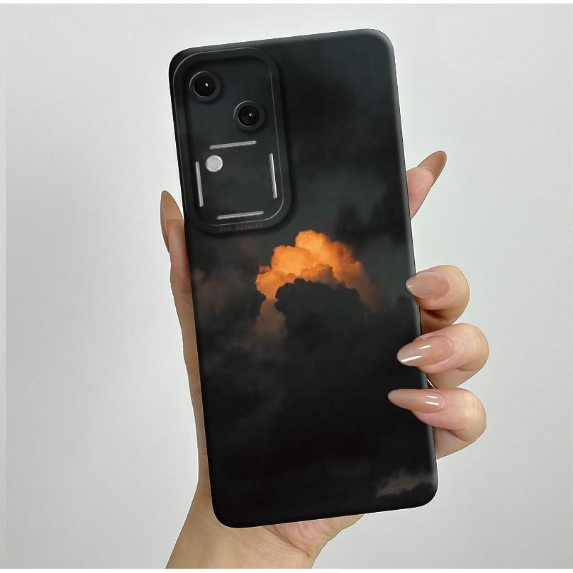 For Vivo V30 V2318 Casing Liquid Soft Silicone Aesthetic Luxury Cover Full Protective Shell For Vivo V 30 V30 Pro 5G Phone Case