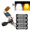 Wireless Grille Police Lights for Car Led Strobe Lights Automotive Flashing Warning Beacon 12V -24V Emergency Lamp for Vehicles