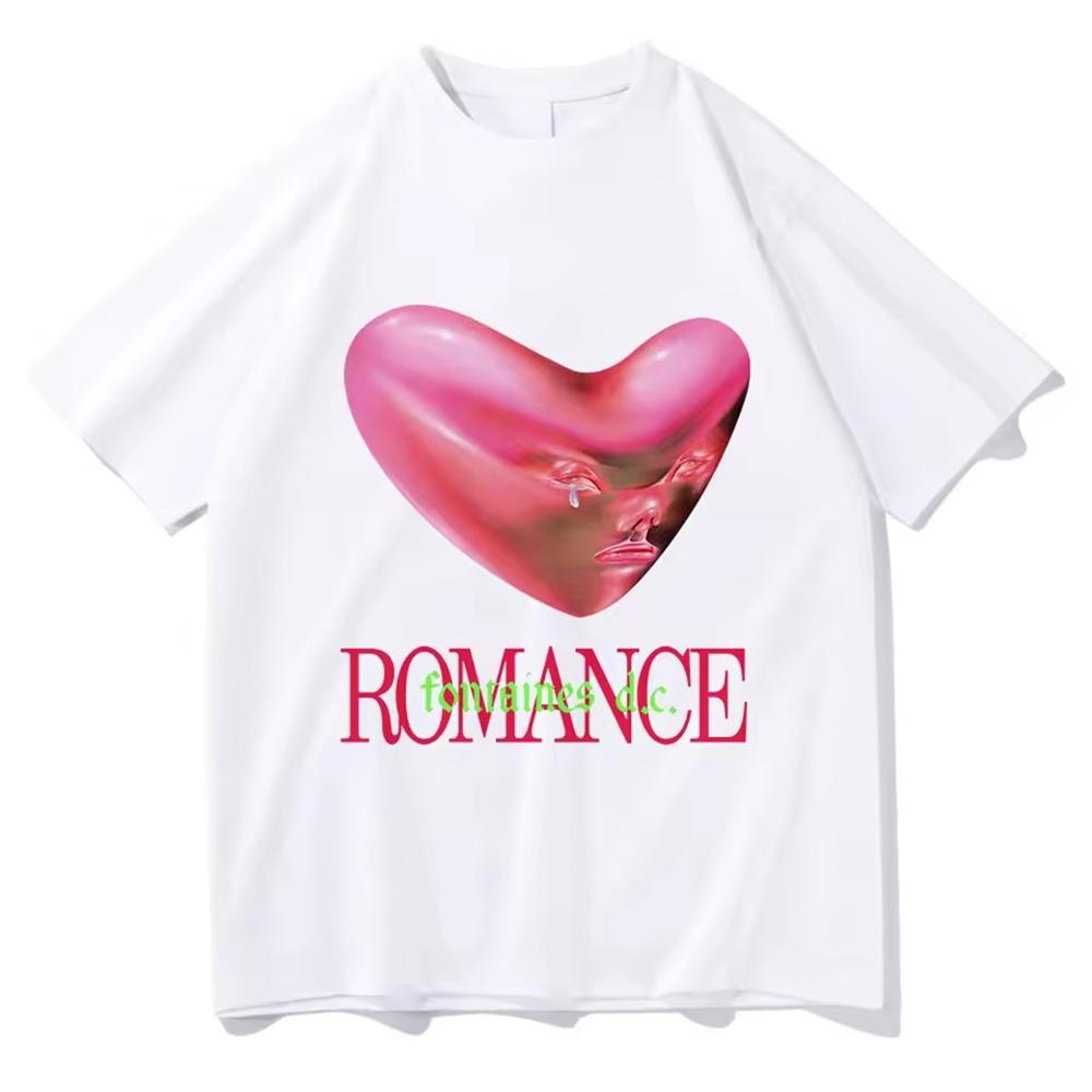 Fontaines Dc Rounisexce Tričko Nová Móda Unisexwunisex Estetické Vtipné Retro Tričko Unisex Vysoká Kvalita Hip Hop Bavlněná Trička