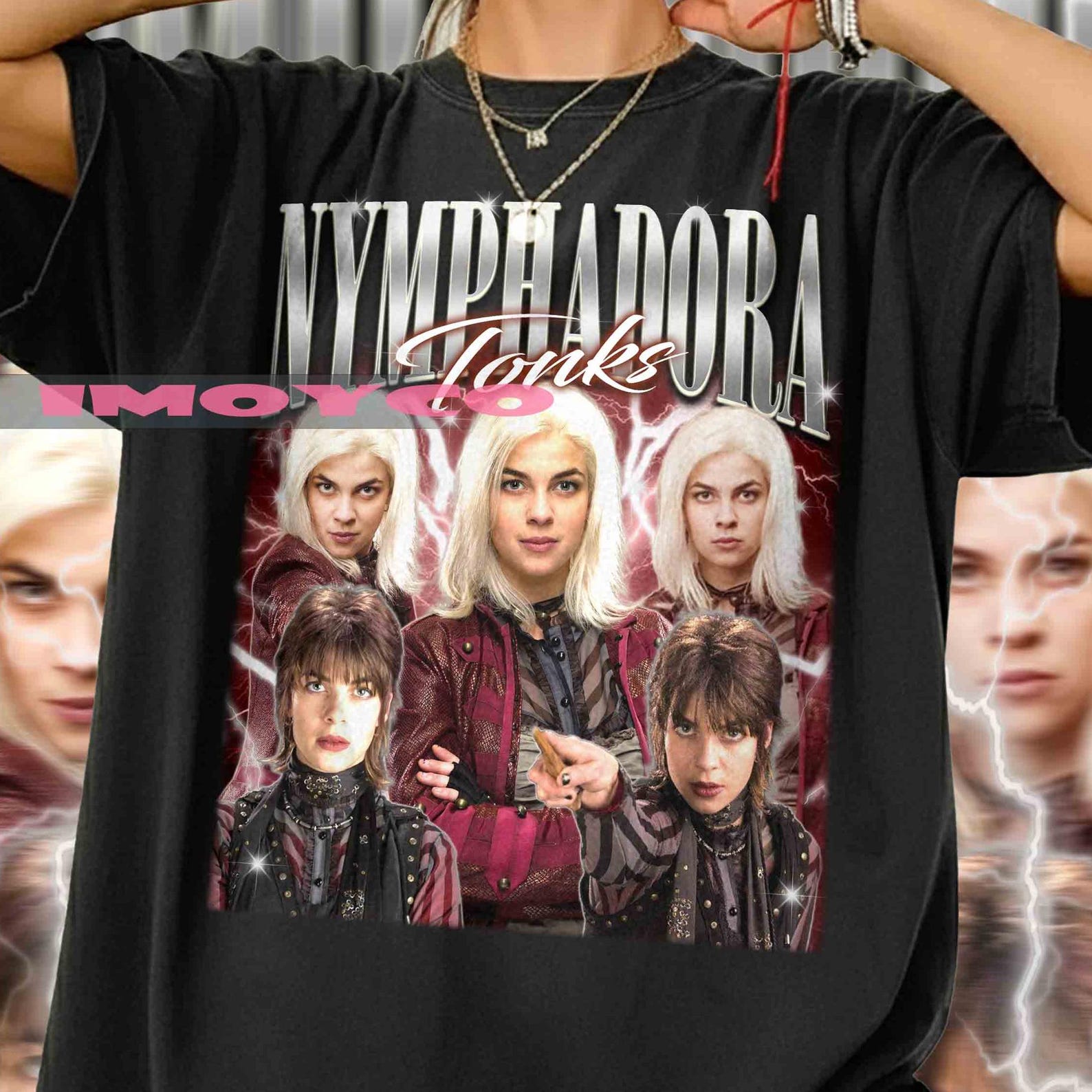 Vintage Tonk Nymphadora T-Shirt, Retro 90s Natalia Tena Tee M