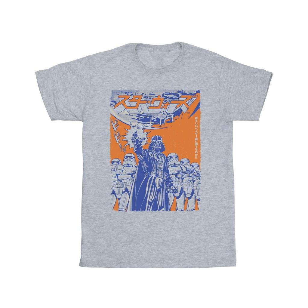 Star Wars Mens Vader International Poster T-Shirt